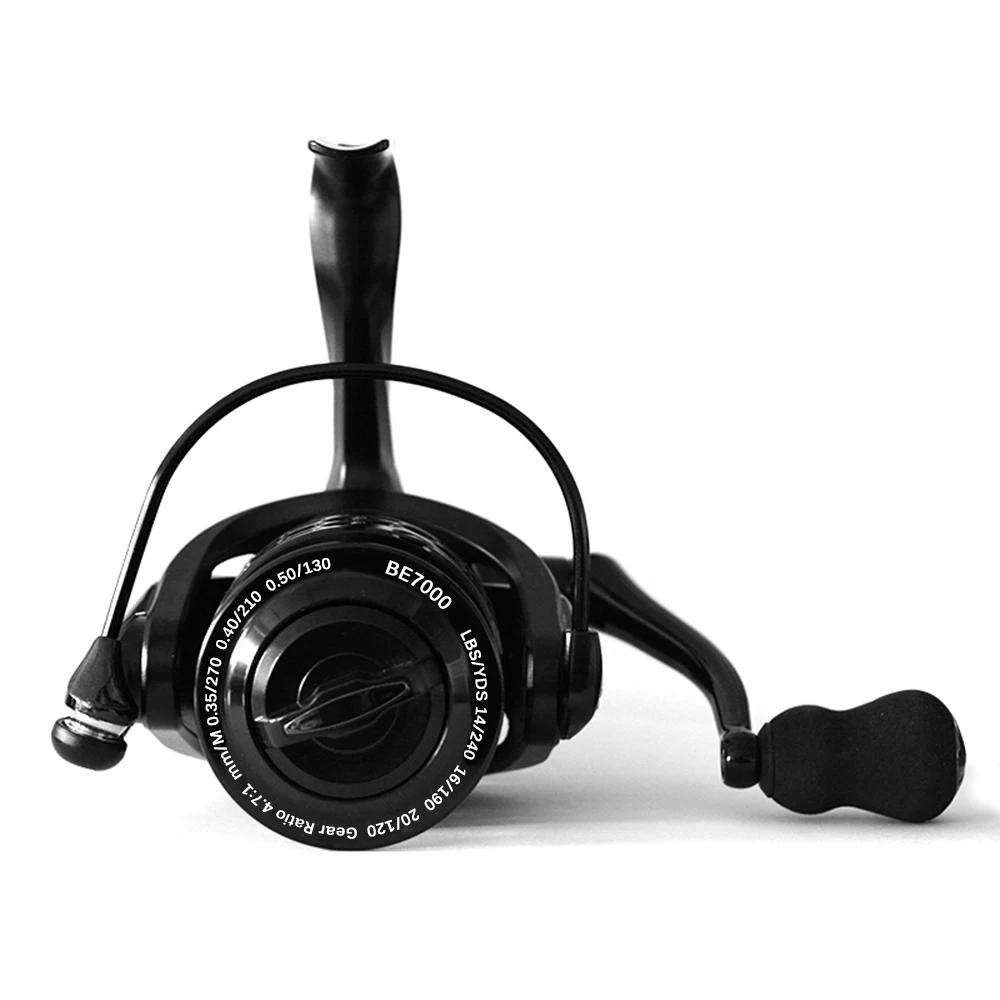 

12+1BB Ball Bearings Lightweight Spinning Fishing Reel Tackle Hollow Aluminum Spool Reel Fishing Tackle 1000 Series