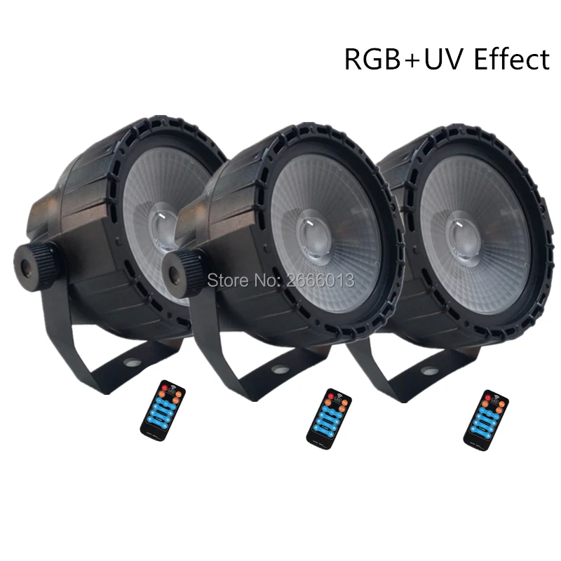 

3Pcs/lot 30W RGB UV COB LED Stage Light Par Light Wireless Remote Control Stage Lighting For Party Show/Strobe COB Par LED Lamp