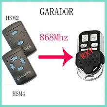 Garador HSM2 HSM4 пульт дистанционного управления 868,3 МГц ворота гаражная дверь Garador HSM2 HSM4 пульт дистанционного управления 868 МГц