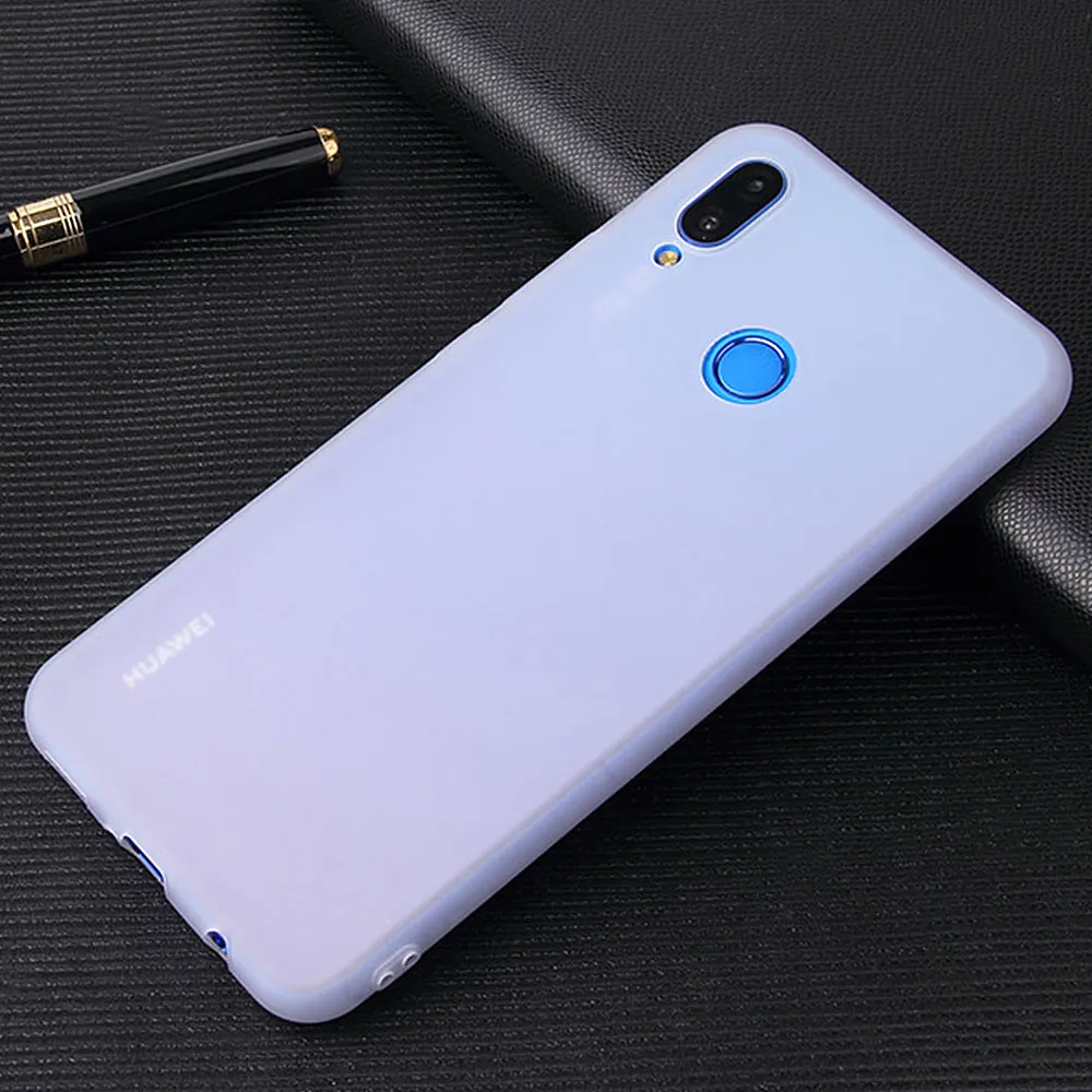 Candy Color Phone Case For Huawei Honor P20 lite 8x 7c 9 10 Lite Simple Y9 Y6 Y5 For Honor 7C 7A Pro 8C P Smart Fashion Cover