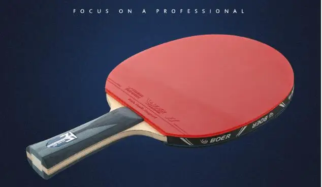 Высококачественный профессиональный настольный теннис с деревянной ручкой, ракетка для настольного тенниса, ракетка для пинг-понга