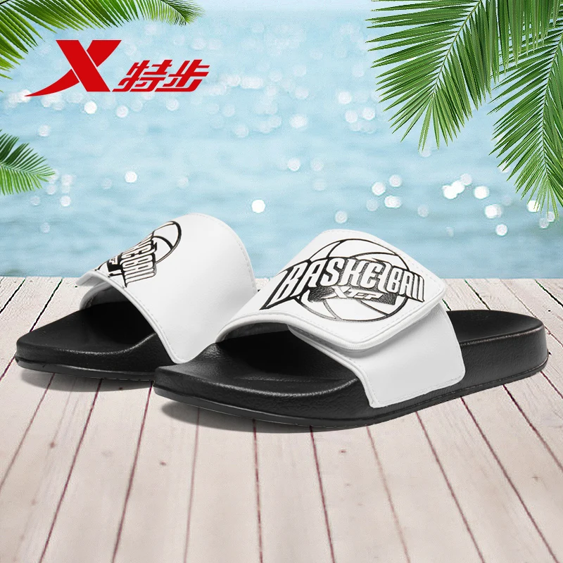

881219359589 Xtep men's slippers 2019 summer new lightweight comfortable casual shoes breathable non-slip beach shoes