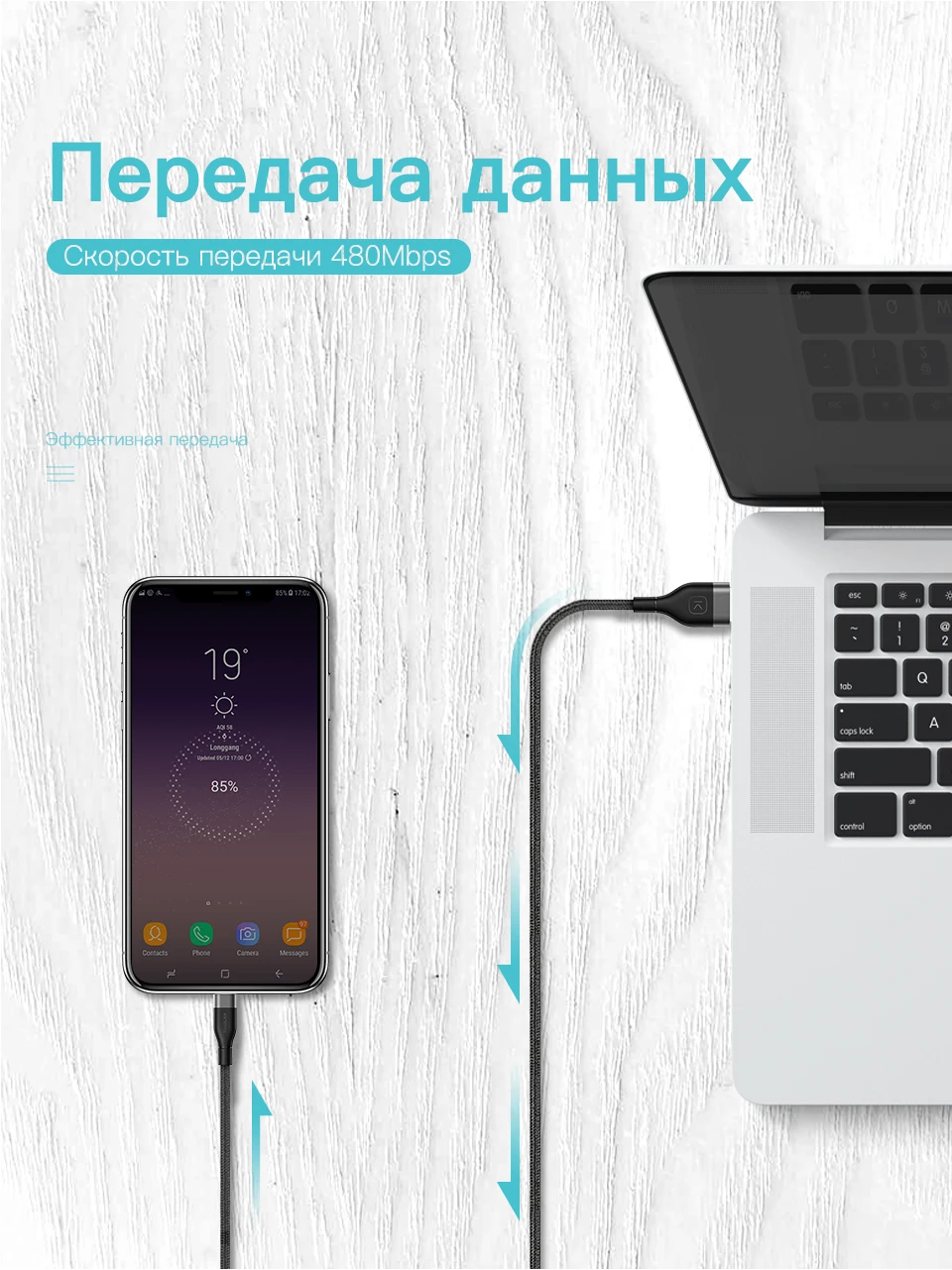 KUULAA usb type-C кабель для Xiaomi mi Red mi Note 7 Быстрая зарядка USB C зарядное устройство type-C провод для быстрой зарядки для samsung huawei Phone