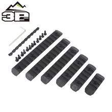 WADSN страйкбол тактический KeyMod M-LOK полимерная направляющая набор(6 шт.) Пикатинни крышка Handguard защитное крепление MP02013