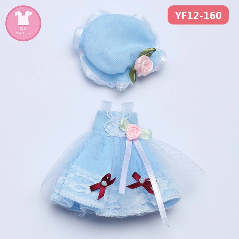 YF12-160 BJD SD кукольная одежда 1/12 милое платье красивая кукольная одежда для лати желтая кукла аксессуары luodoll - Цвет: YF12-160