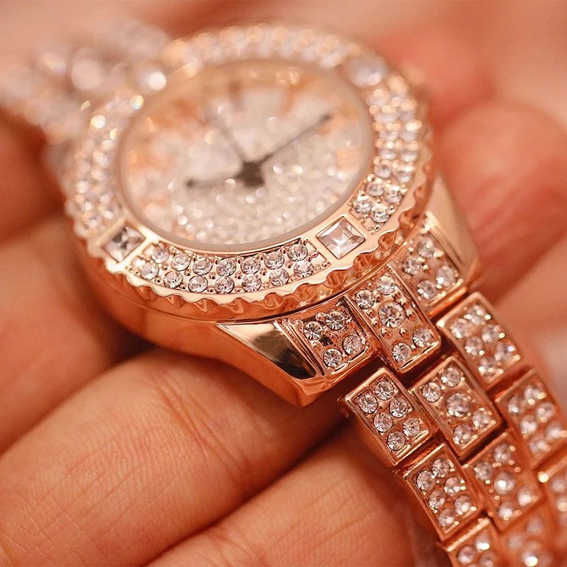 Часы женские модные Стальные кварцевые часы браслет Relogio Feminino 2017 Montre Femme BS