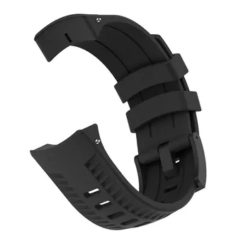 

Silicone Horizontal stripe Watch Band For SUUNTO 9/Baro Smart Watch Adjustive Wrist Strap Suitable For Social Occasions