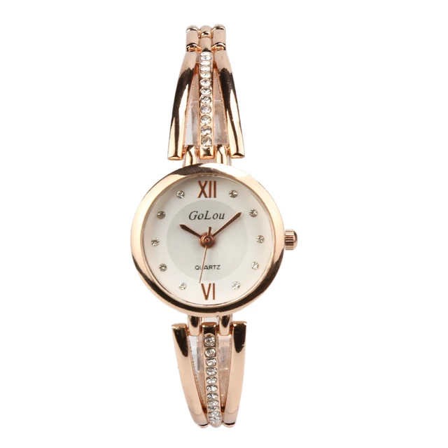 Hot Sales Fashion Rose Gold Bracelet watches women Ladies Crystal Dress Quartz W Hot Sales Fashion Rose Gold Bracelet watches women Ladies Crystal Dress Quartz W