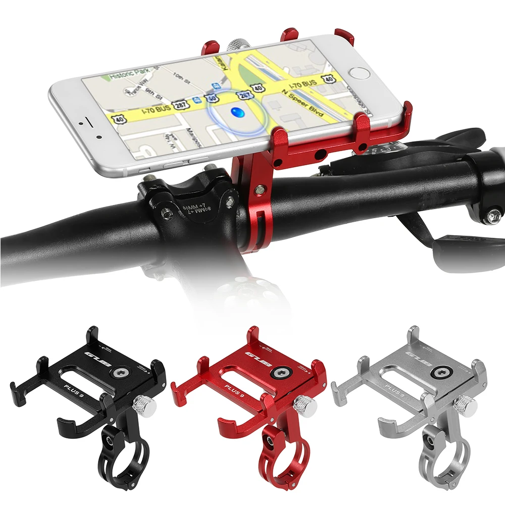 GUB Adjustable Bike Phone Mount Holder Handlebar Clip Stand Rotatable Aluminum Extender for Cellphone GPS | Спорт и развлечения