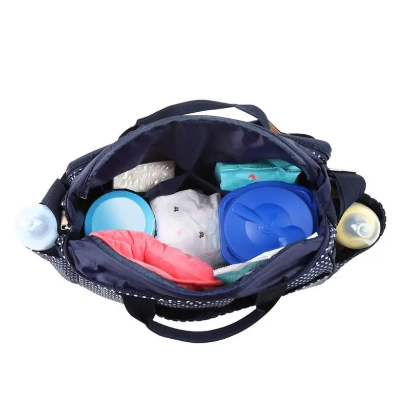 3/5 карманы мягкий подгузник сумки водостойкая Мода Мультфильм Hangbag Путешествия Рюкзак Для Матерей детские подгузники сумка для кормления