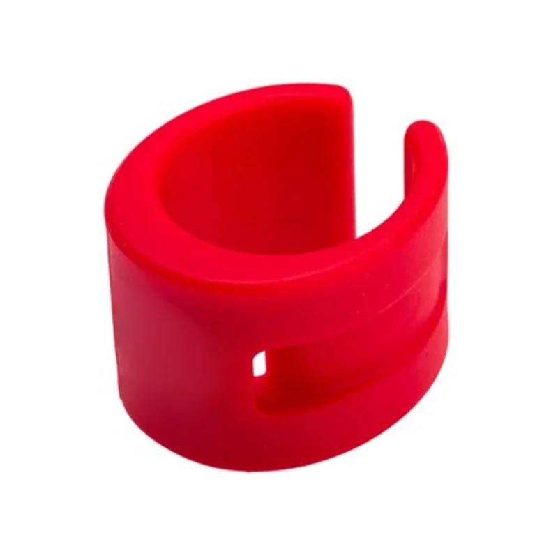 Резиновая Защитная цепь против столкновений, защитное кольцо, набор деталей, 4 шт., защита велосипедной цепи, вилка, задние вилки - Цвет: Красный