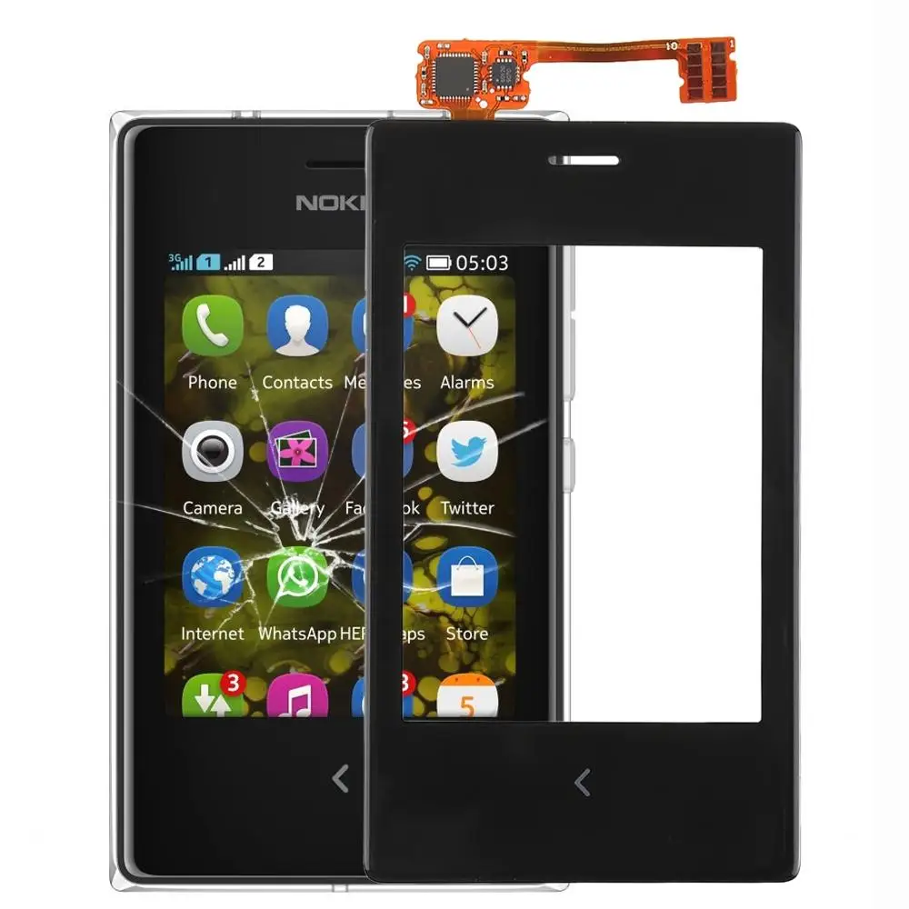 Сенсорная панель для Nokia Asha 300 501 305 311 308 202 503 сенсорный экран дигитайзер сенсорная