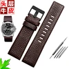 genuine leather watchband for diesel watch belt  DZ7257 1657 4323 7314 7313 7371 straps 22 24 26 27 28 30mm black brown white ► Photo 3/6