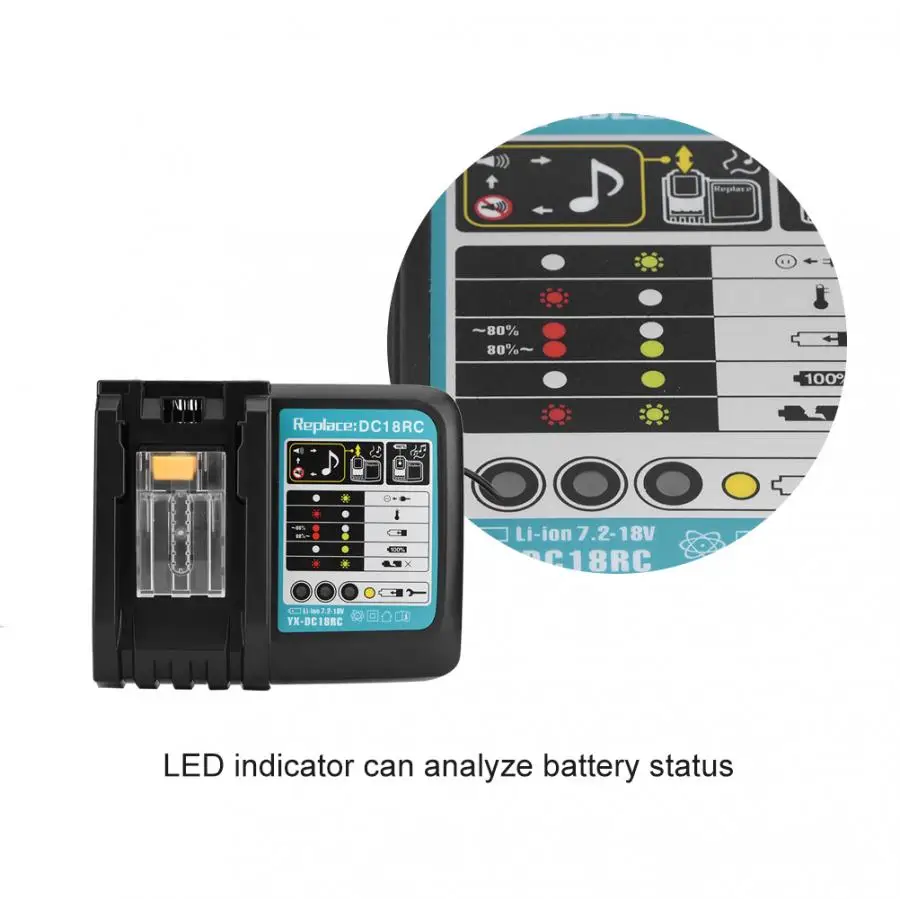14,4 V-18 V 3A Li-Ion быстрое зарядное устройство для электроинструмента US Plug