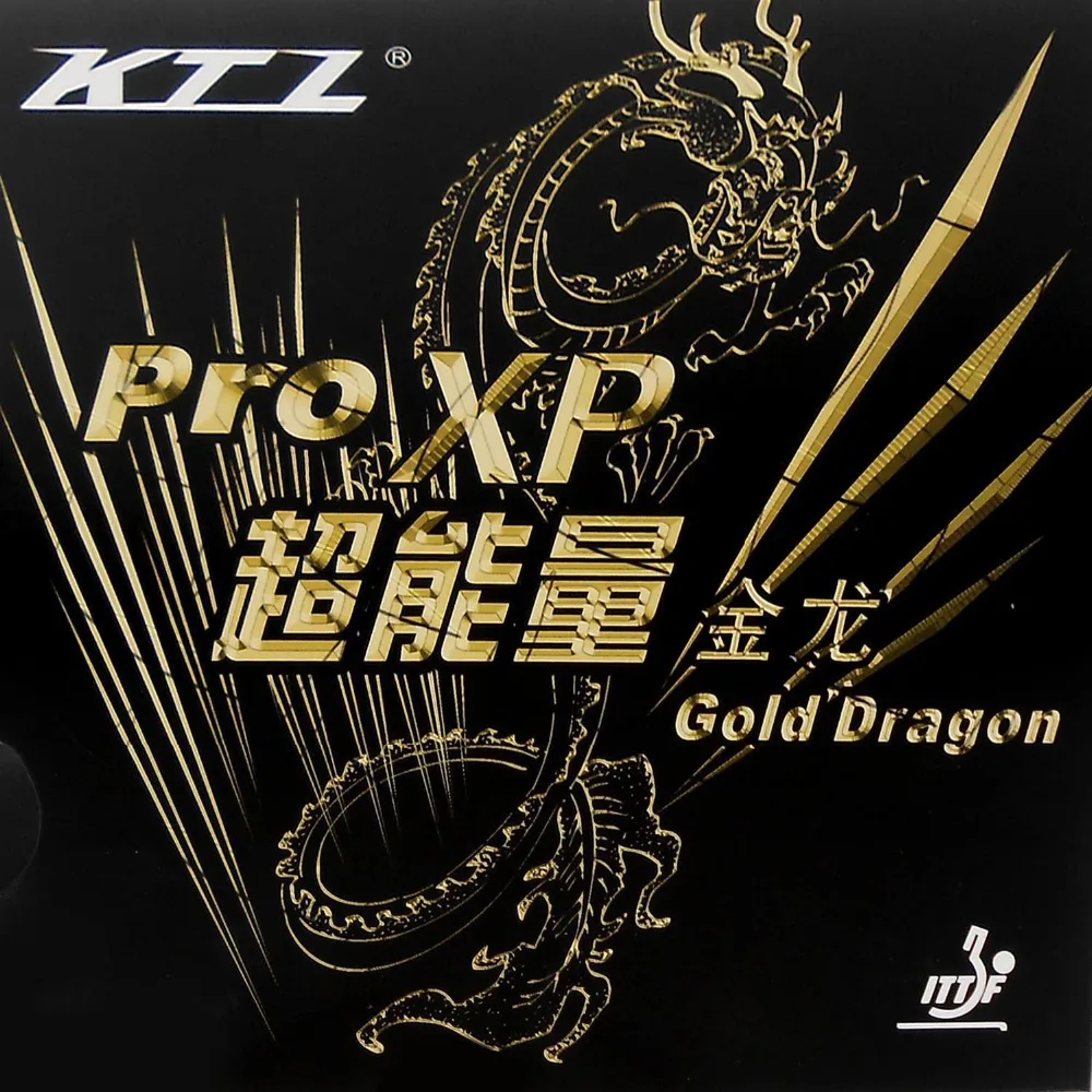 

KTL Pro XP Gold Dragon Pips-In Table Tennis / PingPong Rubber with Sponge