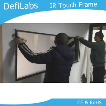

DefiLabs lowest price for 2 points 84" Infrared multi touch screen frame panel