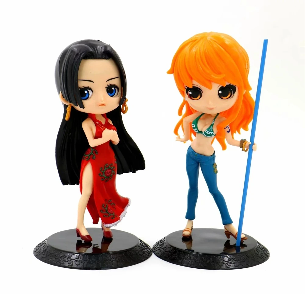 Q Posket Characters Anime One Piece Nami Boa Hancock Pvc Action Figures Collectible Model Toys Doll 14cm Action Figures Aliexpress