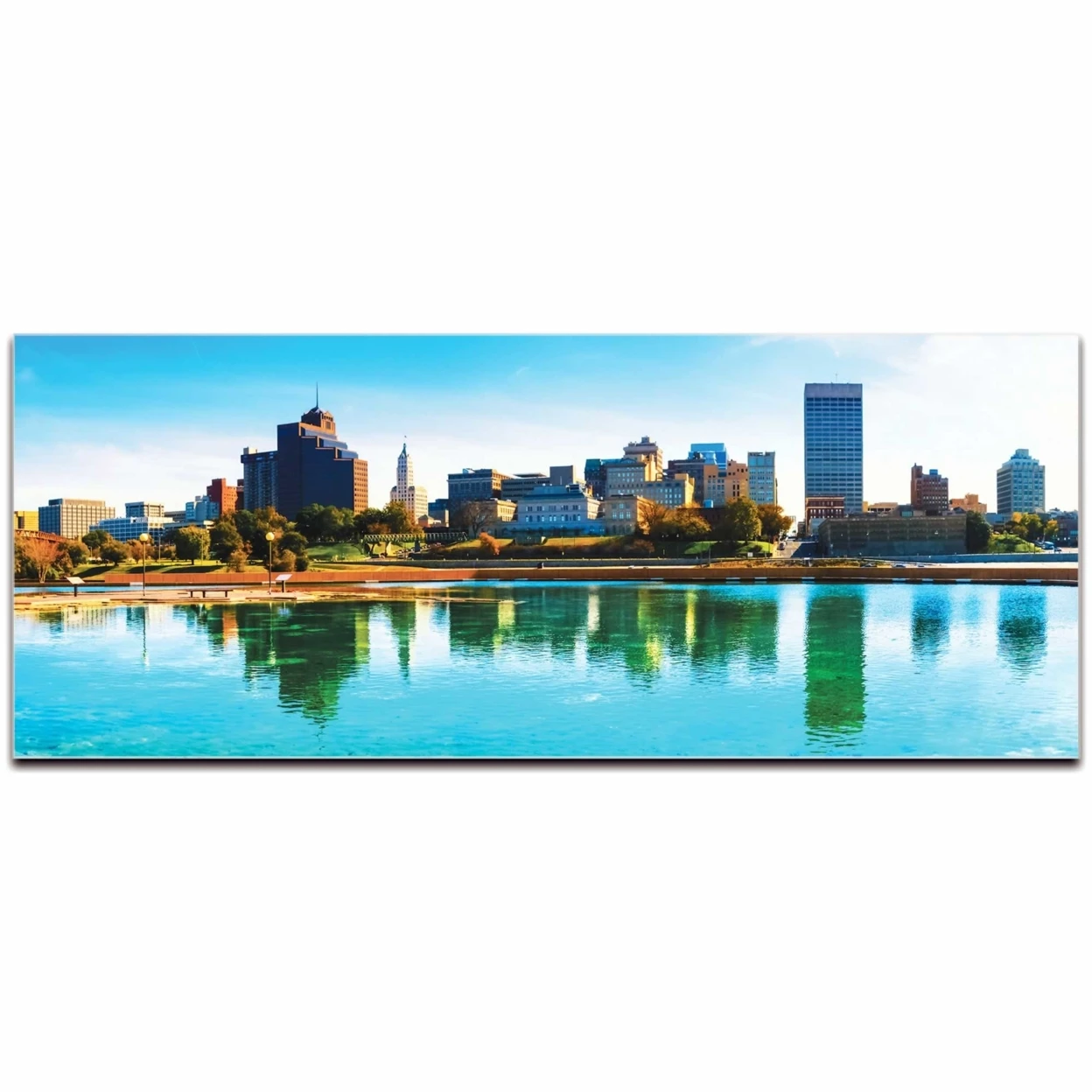 Memphis City Skyline on Acrylic