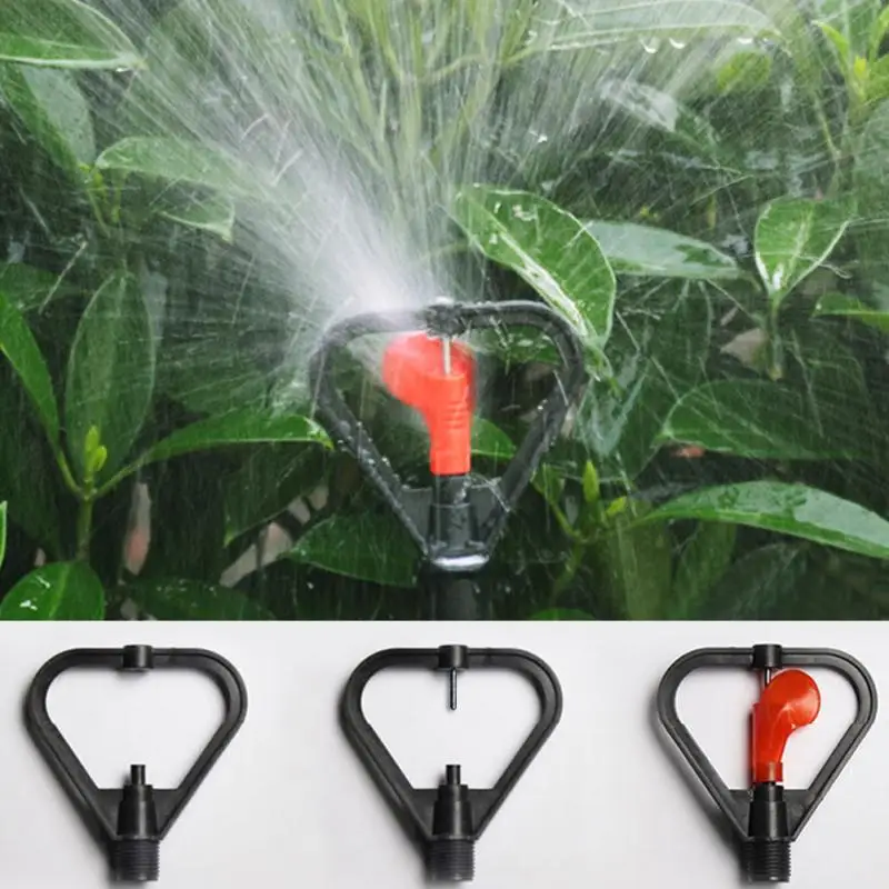 

360 degree Auto Rotation Sprinkler Head 1/2 Gardening Irrigation Injector Nozzle Misting Spray Head