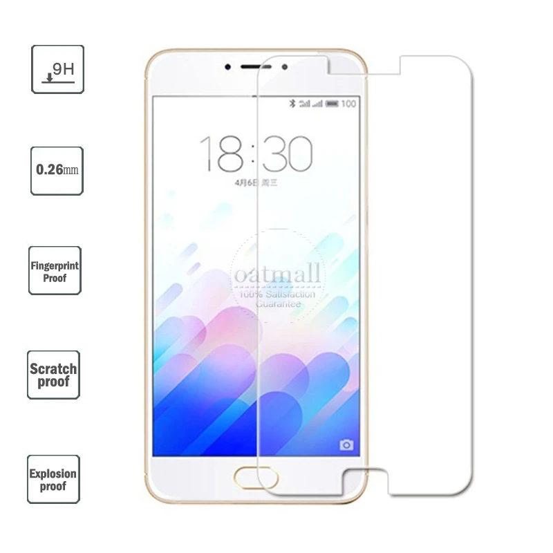 0 26 мм Экран с защитным закаленным Стекло пленка для Meizu U10 U20 протектор Макс E