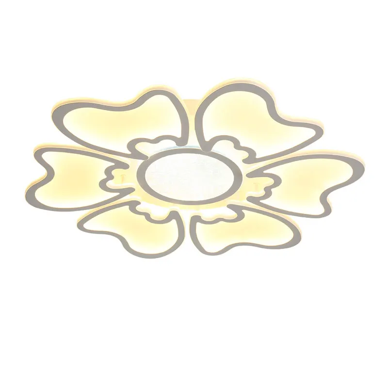 

Modern Led Chandelier Ceiling With Remote Control Living Room Bedroom Flower Acrylic Lamp Light Fixture Decor Home Lighting 220V
