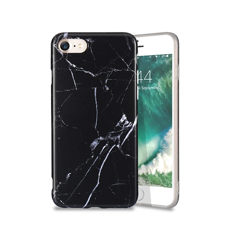 Чехол KISS marble чехол для iPhone 5 5S SE 6 7 Чехол Мягкий силиконовый чехол s для iPhone 6 6S 7 8 Plus X XS MAX XR защитный чехол для телефона - Цвет: 2