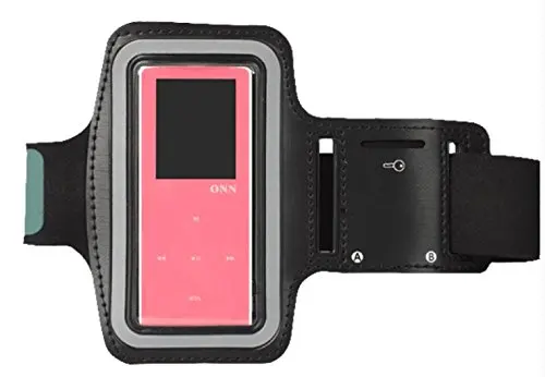 Браслет для бега Спортивная кожаная повязка чехол Ipod nano 4 го 5 ONN RUIZU MP3 MP4 Player лидер