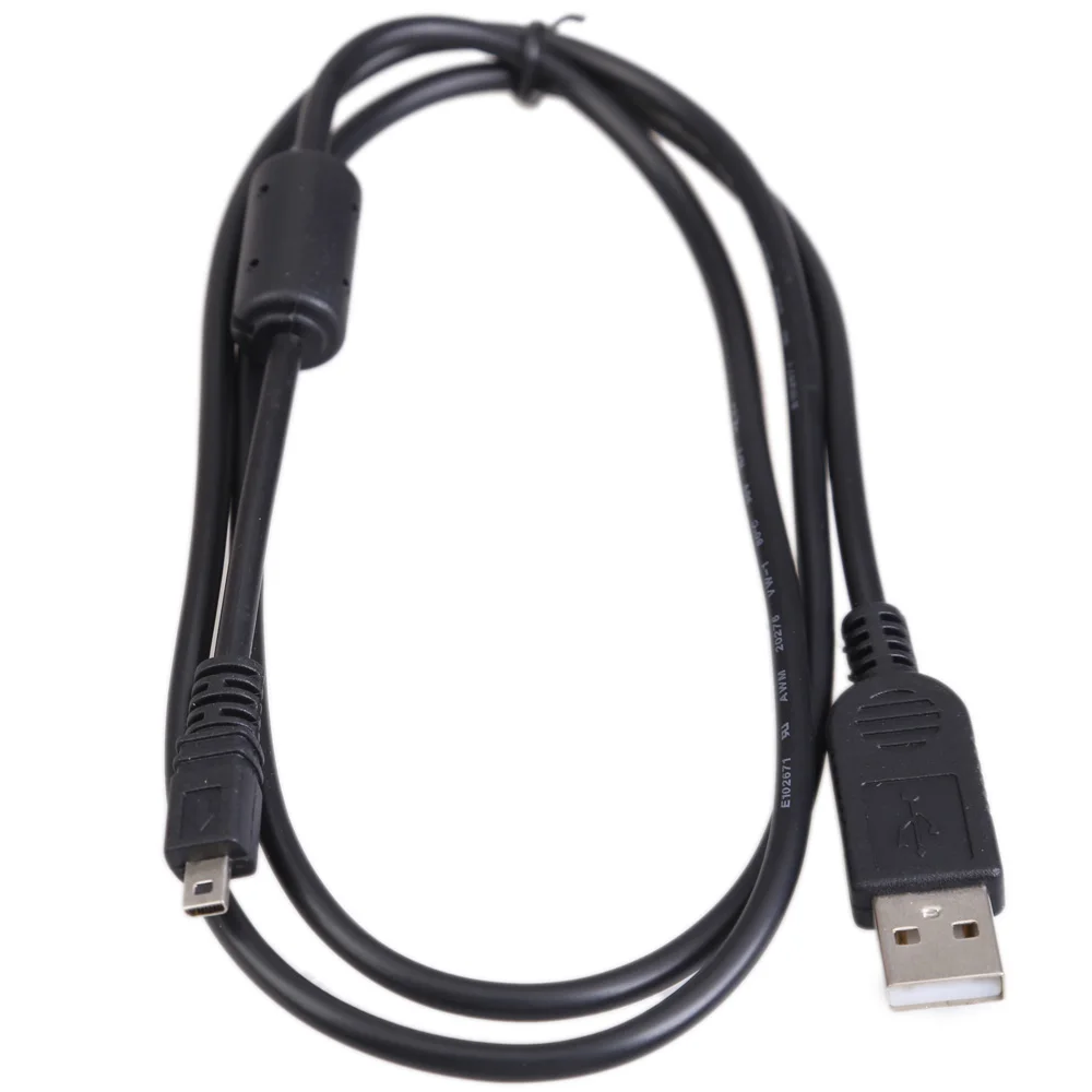 

1m 8 Pin USB Camera Data Cable Camera to PC Sync Pics Digital Cable Cord for Nikon/Olympus/Pentax/ Sony/Panasonic/Sanyo Camera