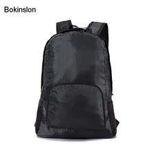 Bokinslon, Модный женский складной рюкзак для мужчин, повседневные холщовые школьные сумки для студентов, одноцветные женские рюкзаки для путешествий, унисекс
