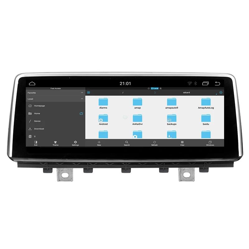 Best OZGQ 10.25 inch Android 8.1 System Car Autoradio Bluetooth Player Headunits For 2014-2016 BMW X5 Series F15 NBT System With Wifi 5