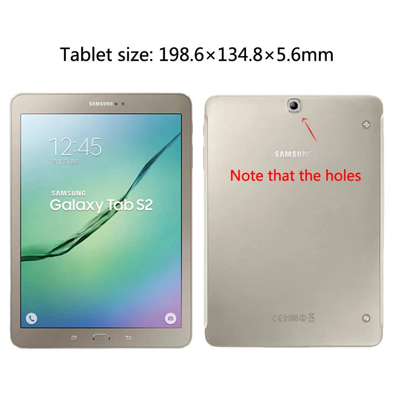 Wireless Bluetooth Keyboard +PU Leather Cover Protective Smart Case For Samsung GALAXY Tab S2 8.0 T710 T715