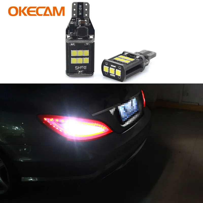 2x T15 W16W 921 Canbus Error Free LED Reverse Light Bulbs Car Backup