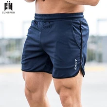 New Men Fitness Bodybuilding Shorts Man Summer Gyms Workout Male Breathable Mesh Quick Dry Sportswear Jogger Beach Short Pants