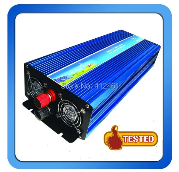

12/24VDC to 110/220VAC 3000W 3000W Pure Sinewave Off Grid Solar and Wind Power Inverter
