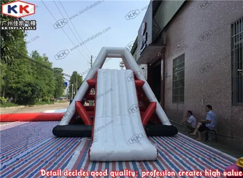 

Inflatable Pool Equipment , Inflatable Floating Island Water Slide for Sale