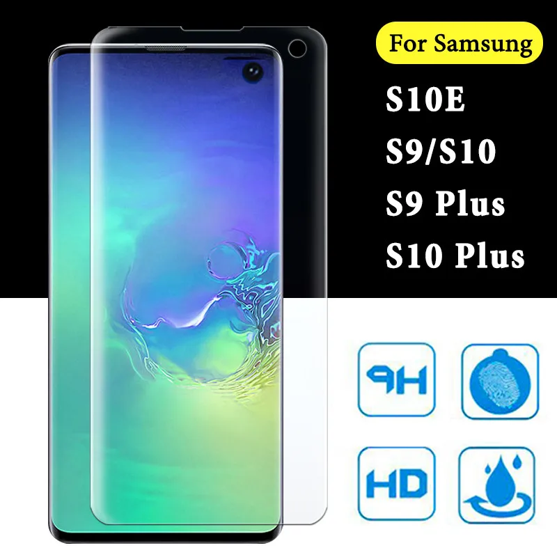 

Protective glass on for samsung galaxy s10 plus screen protector s9 s10e lite light tempered film s 10 9 e 9s 10s ss9 soft tpu