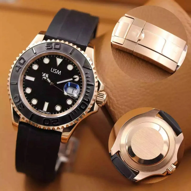 

LISM Top Watch Ceramic Bezel 41mm Automatic Movement Luxury Brand Mechanical Mens SS Watches AAA Desinger Wristwatches