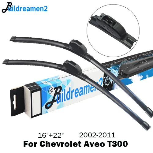 For Chevrolet Aveo Buildreamen2 автомобиля аксессуары для автомобиля, щетки ветрового стекла резиновая спереди стеклоочиститель для Chevrolet Aveo Silverado Camaro Optra - Цвет: For Chevrolet Aveo