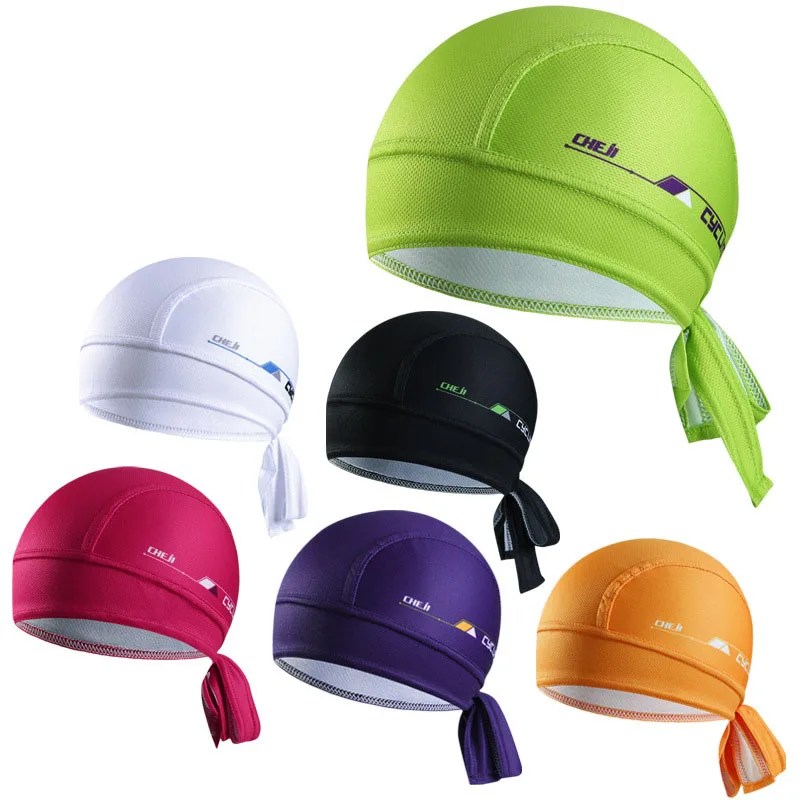 Cycling Headwear Pirate Cap Women Men Hats Headband  Bike Bicycle Accessories Outdoor Sport Bead Wrap Headwear Bandana Helmet (15)