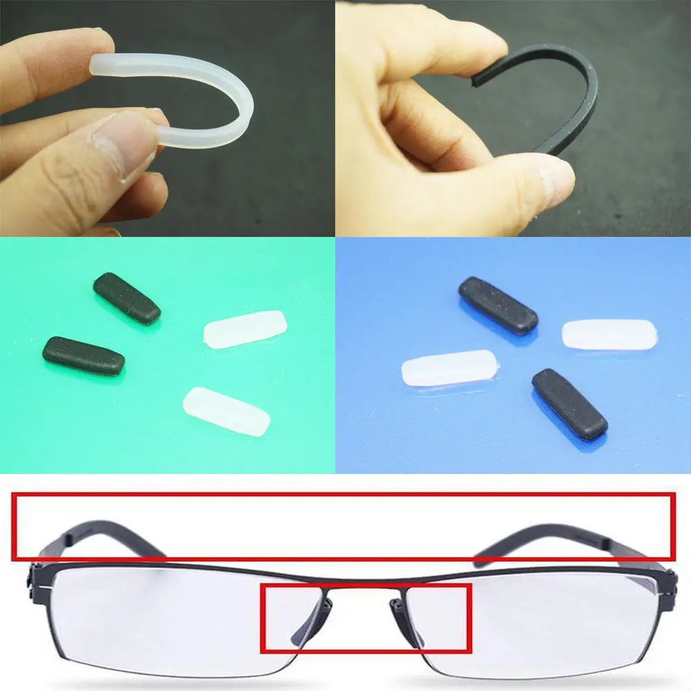 

Silicone Arms Cover Temple Tips Nose Pad For ic! Berlin Glasses Eyeglasses Frame