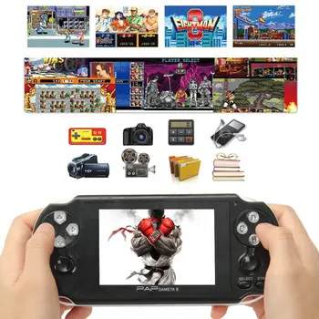 

64Bit 4.3inch PAP Gameta II Plus 16G HDMI Built-In 3000 Games MP4 MP5 Video Game Consoles Wireless Handheld Player