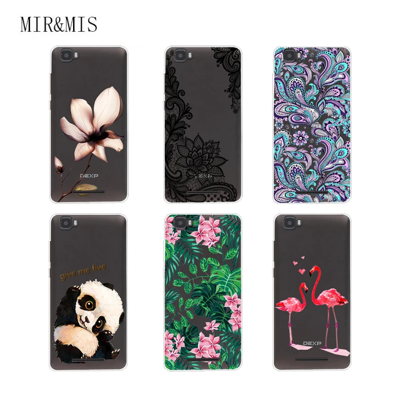 Case For Dexp Ixion El450 Force 5.0 inch Printing Drawing Silicone Phone Cases Cover Inch |