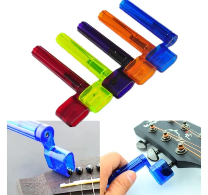 New 2015 Plastic Acoustic Electric Guitar String Winder Peg Bridge Pin Tool Multicolor | Спорт и развлечения
