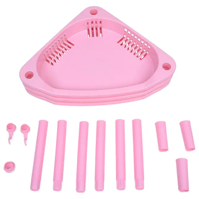 Best Price 3 Tier Plastic Corner Shelf Organizer Cabinet Bathroom Kitchen Sundries Storage Rack Pink Best Price 3 Tier Plastic Corner Shelf Organizer Cabinet Bathroom Kitchen Sundries Storage Rack Pink