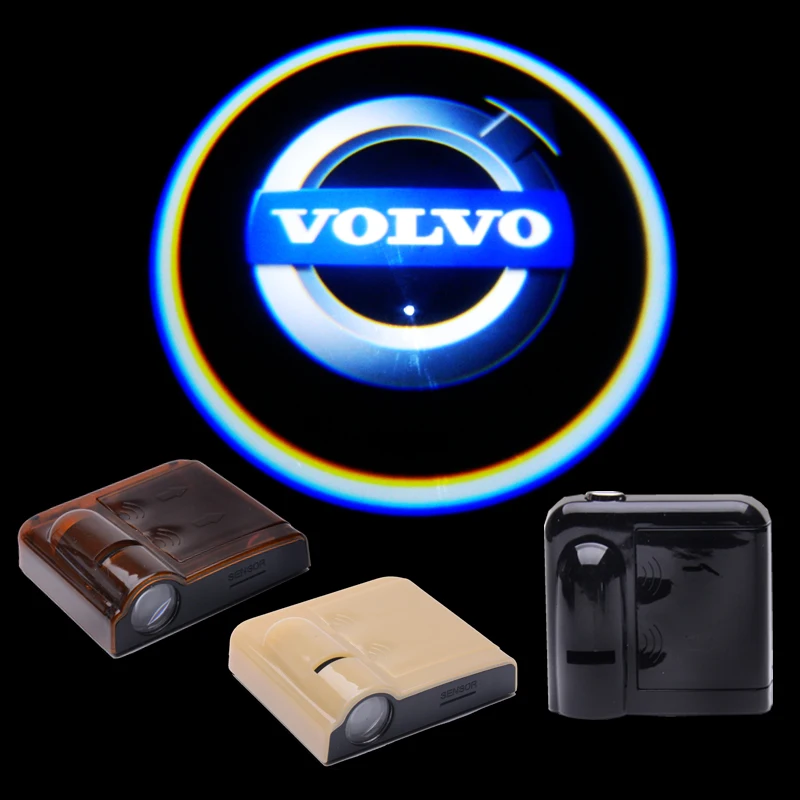 Volvo car LED logo wireless courtesy door light /projector Decoration