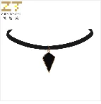 Хит, модные колье, колье, Torques Bijoux, черный, бархатный, кожаный, в виде листа, макси, массивные чокеры, ожерелья, Женские Ювелирные изделия