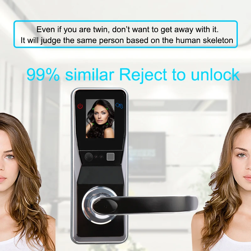 

Eseye Smart Lock Face Electronic Door Lock Face Smart Intelligent Digital Facial Fingerprint Door Lock For Smart Home Anti-theft