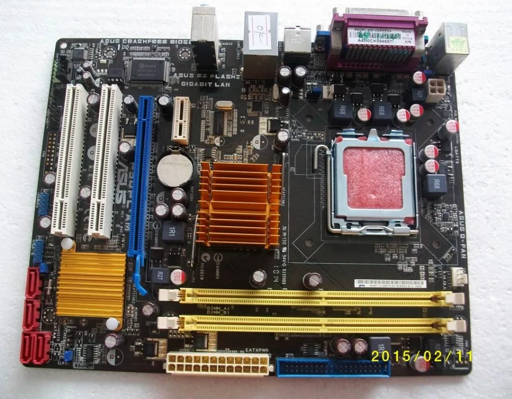 ASUS P5QPL-AMoriginal материнская плата DDR2 LGA 775 интегрированная графика Intel G41 Бесплатная