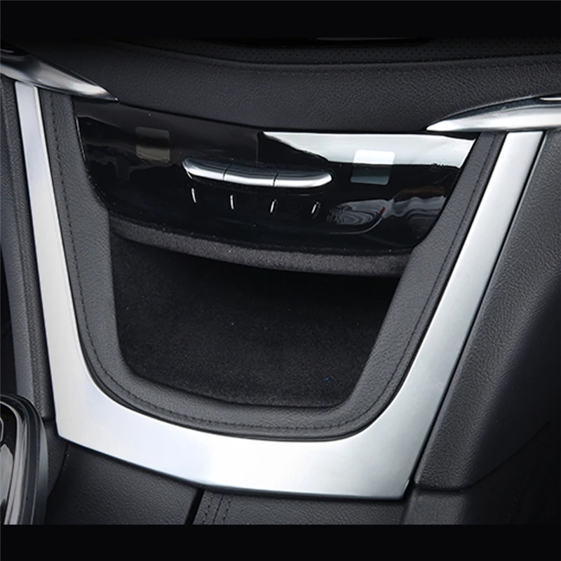 Для Cadillac XT5 автомобильный Стайлинг центральный Управление кнопка-переключатель панели Крышка обрезная рамка аксессуары для интерьера