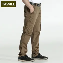 TAWILL плюс размер 31-44 повседневные брюки мужские 2018 новые осенние стиль сафари брюки высокое качество брендовая одежда 16880-1